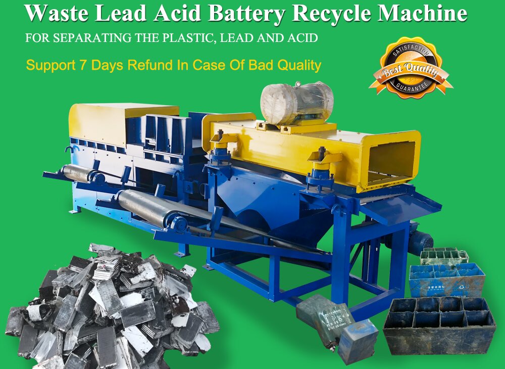 Lead-Acid Battery Scrap Separating & Recycling Machine