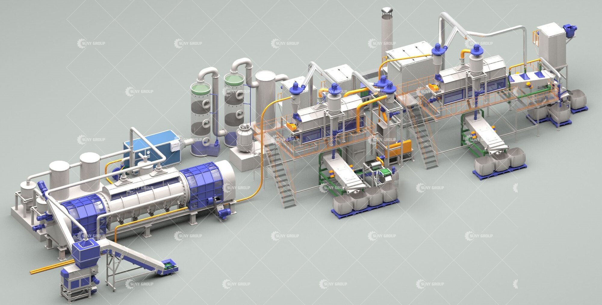 Phone Battery Ev Car Battery Recycling Plant Machine Lithium Ion Battery Recycling Machine