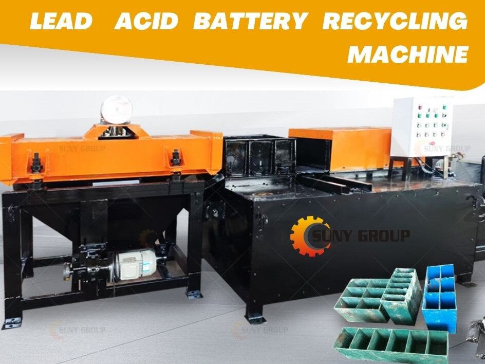 lead acid battery recycling machines